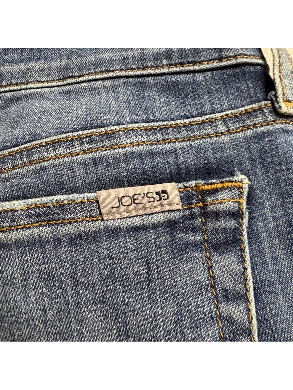 Joe's Jeans Skinny Ankle Distressed Blue Denim Jeans Womens Size 28 - Picture 4 of 11
